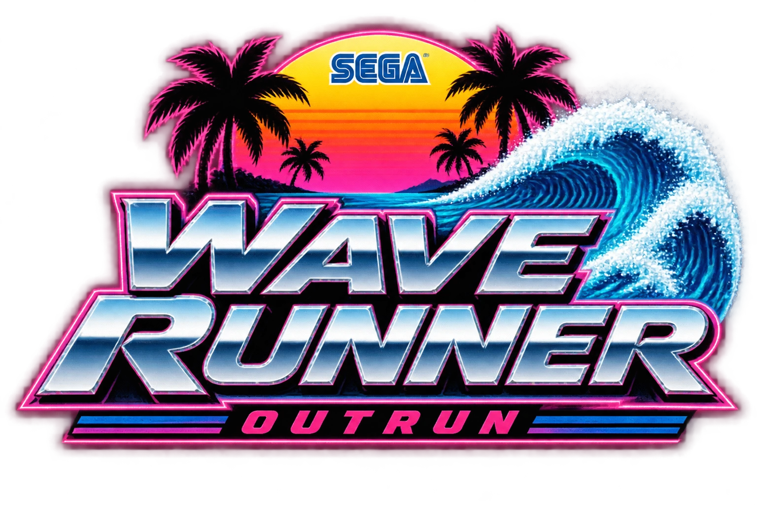 OutRun Waves Logo